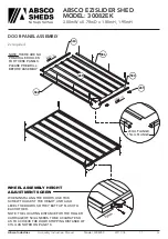 Предварительный просмотр 13 страницы ABSCO SHEDS 30082EK Instruction Manual