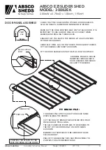 Предварительный просмотр 14 страницы ABSCO SHEDS 30082EK Instruction Manual