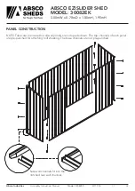 Предварительный просмотр 15 страницы ABSCO SHEDS 30082EK Instruction Manual