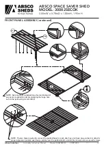 Preview for 16 page of ABSCO SHEDS 30082SECOK Manual