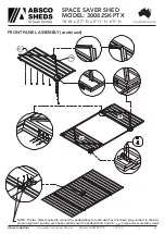 Preview for 14 page of ABSCO SHEDS 30082SK-PTX Assembly & Instruction Manual