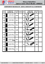 Предварительный просмотр 3 страницы ABSCO SHEDS 30082SK Assembly Instructions Manual