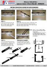 Предварительный просмотр 6 страницы ABSCO SHEDS 30082SK Assembly Instructions Manual