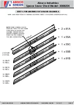 Предварительный просмотр 7 страницы ABSCO SHEDS 30082SK Assembly Instructions Manual