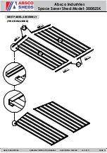 Предварительный просмотр 13 страницы ABSCO SHEDS 30082SK Assembly Instructions Manual