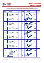 Preview for 3 page of ABSCO SHEDS 3014F2 Assembly Instruction Manual