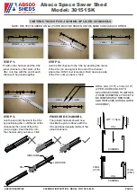 Preview for 6 page of ABSCO SHEDS 30151SK Assembly Instructions Manual