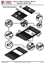 Preview for 15 page of ABSCO SHEDS 30151SK Assembly Instructions Manual