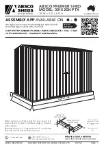 Preview for 1 page of ABSCO SHEDS 30152GK-PTX Assembly Instruction Manual