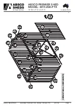 Preview for 11 page of ABSCO SHEDS 30152GK-PTX Assembly Instruction Manual