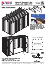 Preview for 20 page of ABSCO SHEDS 30152GK-PTX Assembly Instructions Manual