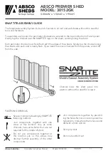 Preview for 6 page of ABSCO SHEDS 30152GK Assembly & Instruction Manual