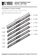 Preview for 8 page of ABSCO SHEDS 30152GK Assembly & Instruction Manual