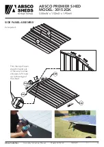 Preview for 15 page of ABSCO SHEDS 30152GK Assembly & Instruction Manual