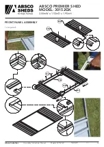 Preview for 16 page of ABSCO SHEDS 30152GK Assembly & Instruction Manual