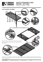 Preview for 18 page of ABSCO SHEDS 30152GK Assembly & Instruction Manual