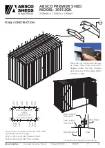 Preview for 21 page of ABSCO SHEDS 30152GK Assembly & Instruction Manual