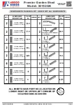 Preview for 3 page of ABSCO SHEDS 30152GK Assembly Instructions Manual