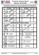 Preview for 5 page of ABSCO SHEDS 30152GK Assembly Instructions Manual