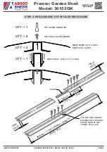 Preview for 9 page of ABSCO SHEDS 30152GK Assembly Instructions Manual