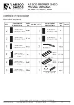 Preview for 3 page of ABSCO SHEDS 30152GK Manual