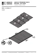 Preview for 13 page of ABSCO SHEDS 30152GK Manual