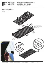 Preview for 14 page of ABSCO SHEDS 30152GK Manual