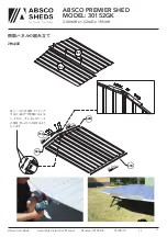 Preview for 15 page of ABSCO SHEDS 30152GK Manual