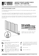 Предварительный просмотр 6 страницы ABSCO SHEDS 30152SECOK Assembly & Instruction Manual