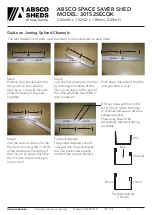 Preview for 7 page of ABSCO SHEDS 30152SECOK Assembly & Instruction Manual