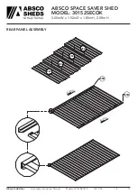 Preview for 11 page of ABSCO SHEDS 30152SECOK Assembly & Instruction Manual