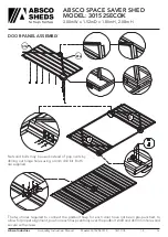 Preview for 16 page of ABSCO SHEDS 30152SECOK Assembly & Instruction Manual