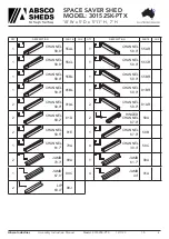 Preview for 4 page of ABSCO SHEDS 30152SK-PTX Manual