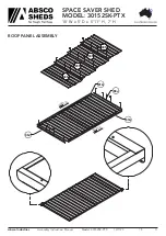 Preview for 11 page of ABSCO SHEDS 30152SK-PTX Manual