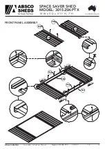 Preview for 12 page of ABSCO SHEDS 30152SK-PTX Manual