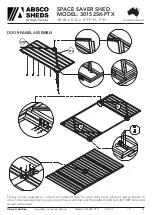 Preview for 14 page of ABSCO SHEDS 30152SK-PTX Manual