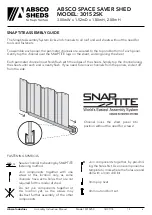 Preview for 6 page of ABSCO SHEDS 30152SK Assembly & Instruction Manual