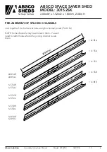 Preview for 8 page of ABSCO SHEDS 30152SK Assembly & Instruction Manual