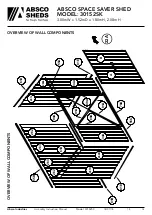 Preview for 10 page of ABSCO SHEDS 30152SK Assembly & Instruction Manual