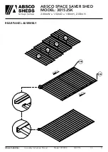 Preview for 11 page of ABSCO SHEDS 30152SK Assembly & Instruction Manual