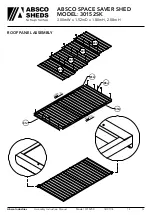 Preview for 13 page of ABSCO SHEDS 30152SK Assembly & Instruction Manual