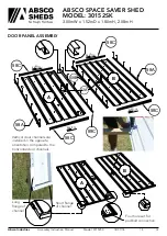 Preview for 15 page of ABSCO SHEDS 30152SK Assembly & Instruction Manual