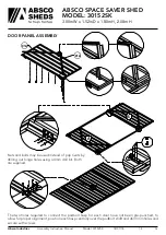 Preview for 16 page of ABSCO SHEDS 30152SK Assembly & Instruction Manual