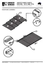 Preview for 9 page of ABSCO SHEDS 30153BK-PTX Manual