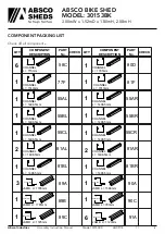 Preview for 4 page of ABSCO SHEDS 30153BK Manual