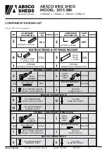 Preview for 5 page of ABSCO SHEDS 30153BK Manual