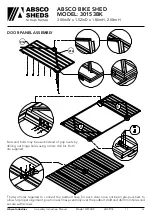 Preview for 16 page of ABSCO SHEDS 30153BK Manual