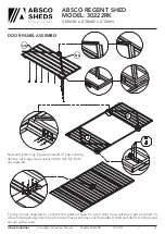 Preview for 18 page of ABSCO SHEDS 30222RK Manual