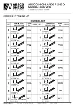 Preview for 4 page of ABSCO SHEDS 30292HK Manual