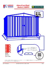 Предварительный просмотр 1 страницы ABSCO SHEDS 3029F2 Manual